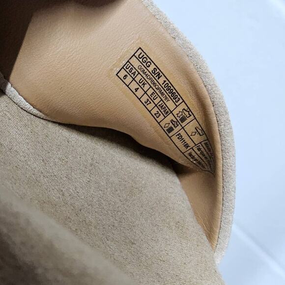 UGG Women's Size 6 Espadrille Shoes Heels Suede‎ Tie up - Picture 8 of 8